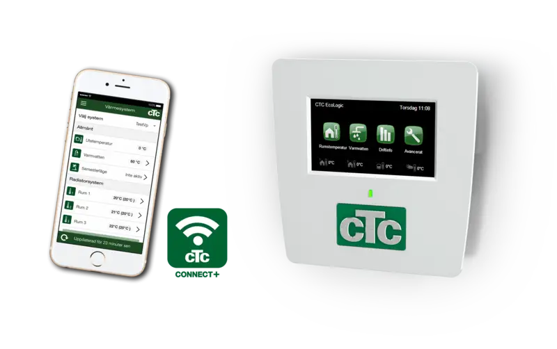 CTC šilumos siurblių valdikliai